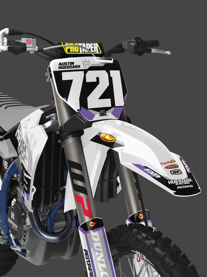 Purple Split Husky Semi Custom